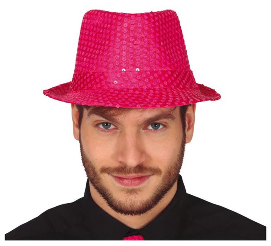 Chapéu Sequin Gangster em várias cores