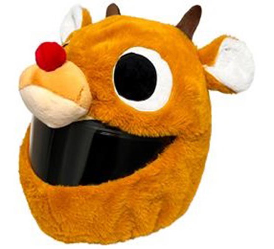 Gorro de Reno de Navidad para Cascos de Moto integrales