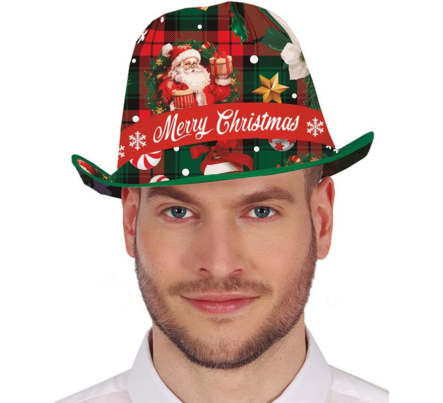 Merry Christmas Gangster Hat