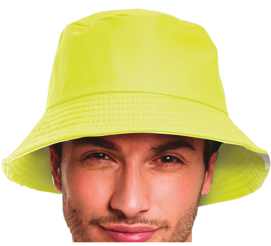 Chapéu neon em várias cores para adulto