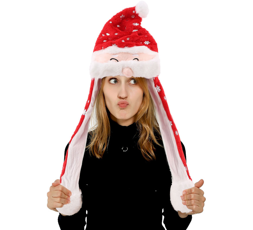 Gorro Orejas Papá Noel Copitos con Movimiento con luz