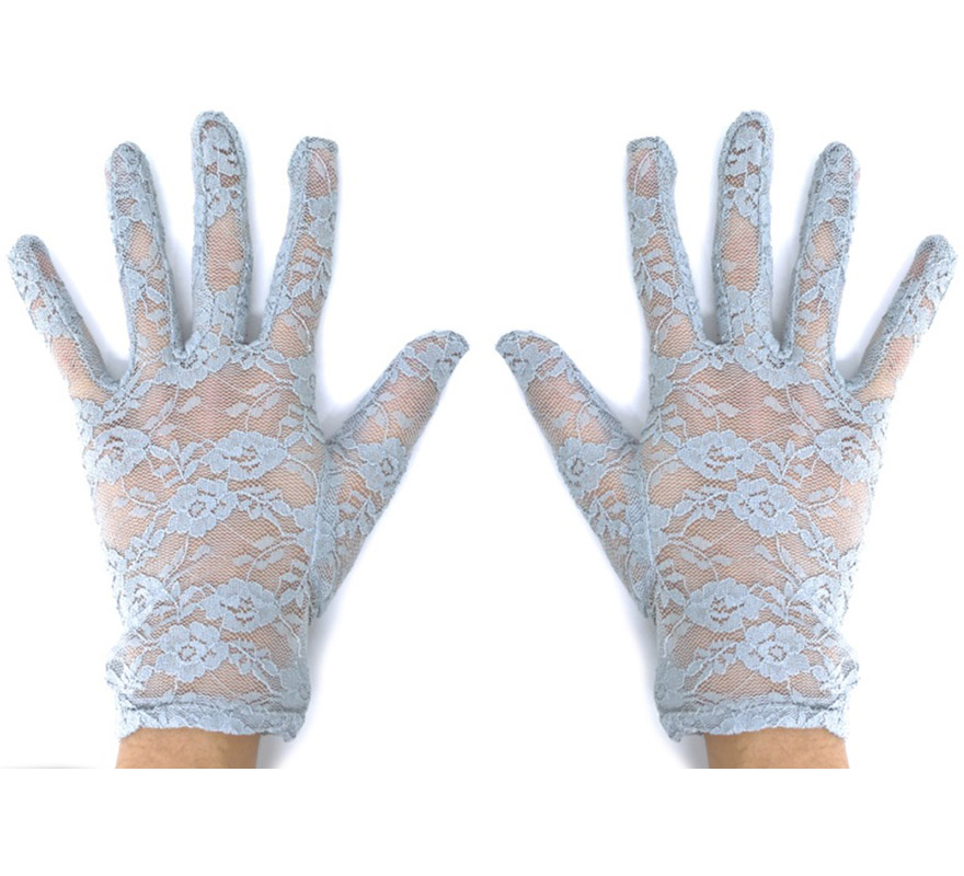Short Lace Gloves for adults in various colors