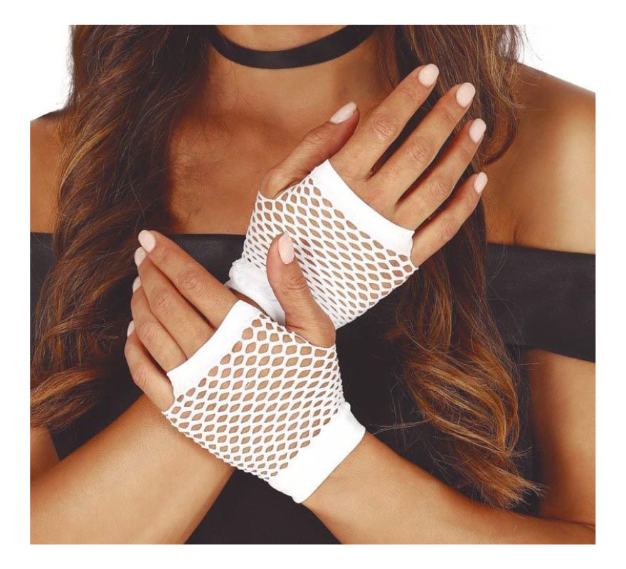 Mesh Gloves in various colors of 11 cm