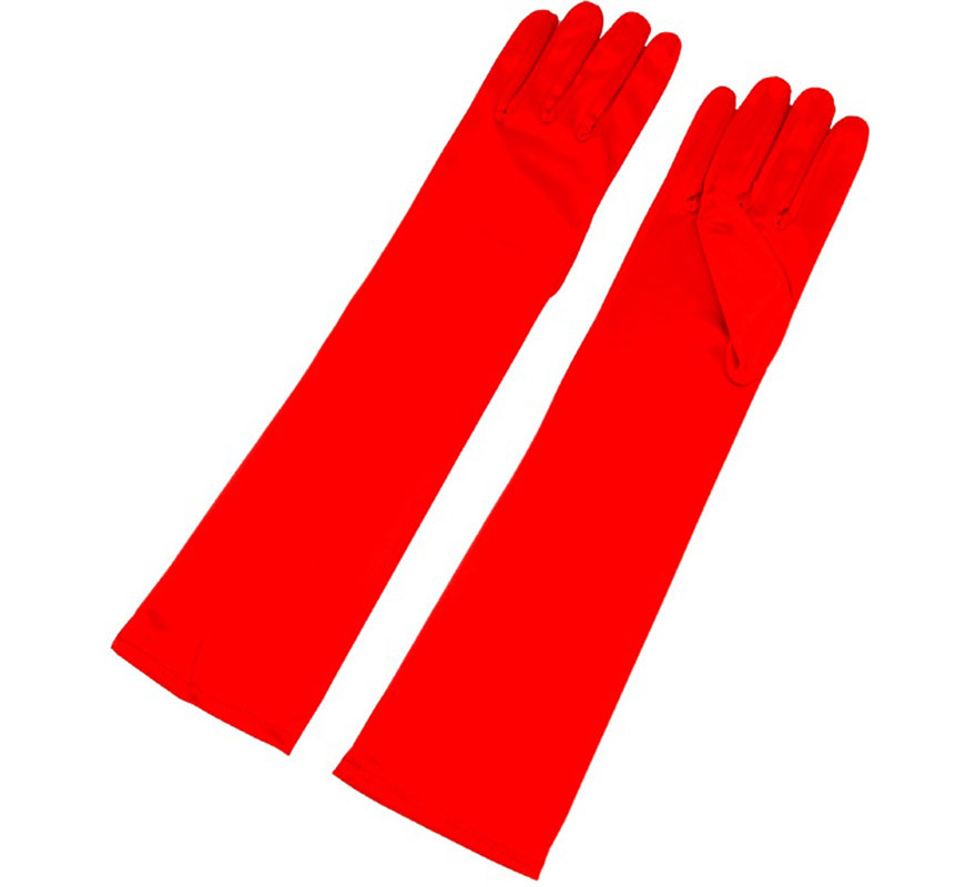 Long Satin Gloves for adults in various colors