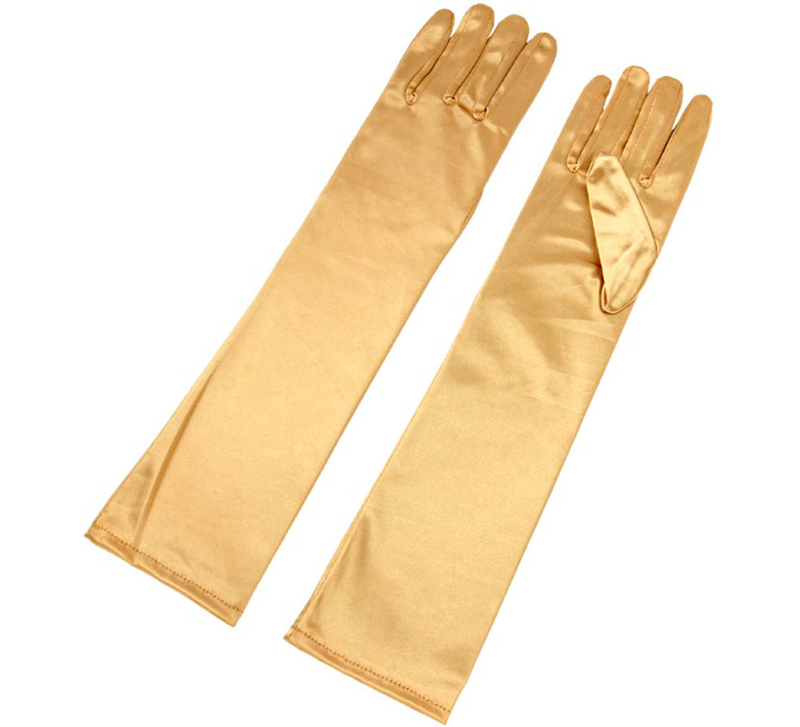 Long Satin Gloves for adults in various colors