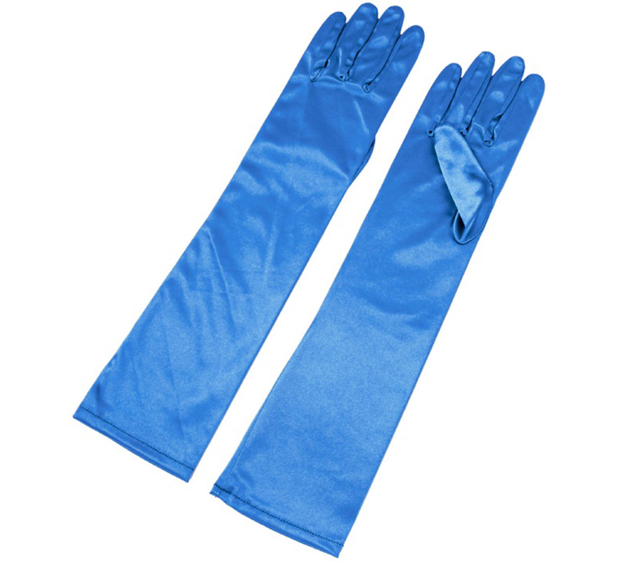 Long Satin Gloves for adults in various colors