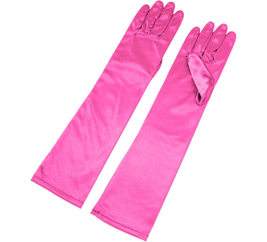Long Satin Gloves for adults in various colors