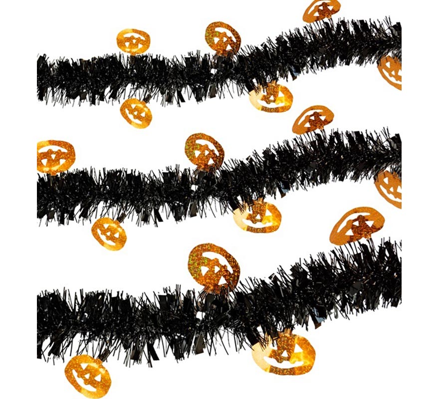 Guirlanda de Calabazas Oropel de 3 mts
