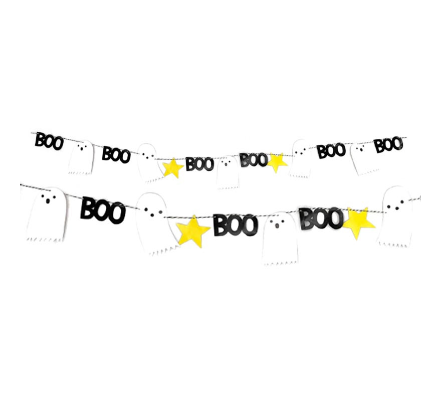 Boo garland of 2.5 meters