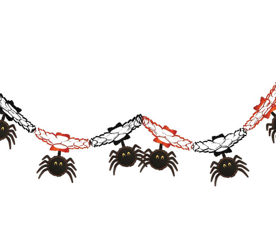 Guirnalda fantasía araña de 15x200 cm