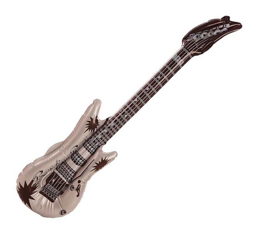 Guitarra Hinchable Eléctrica photocall por sólo 1.80€✓