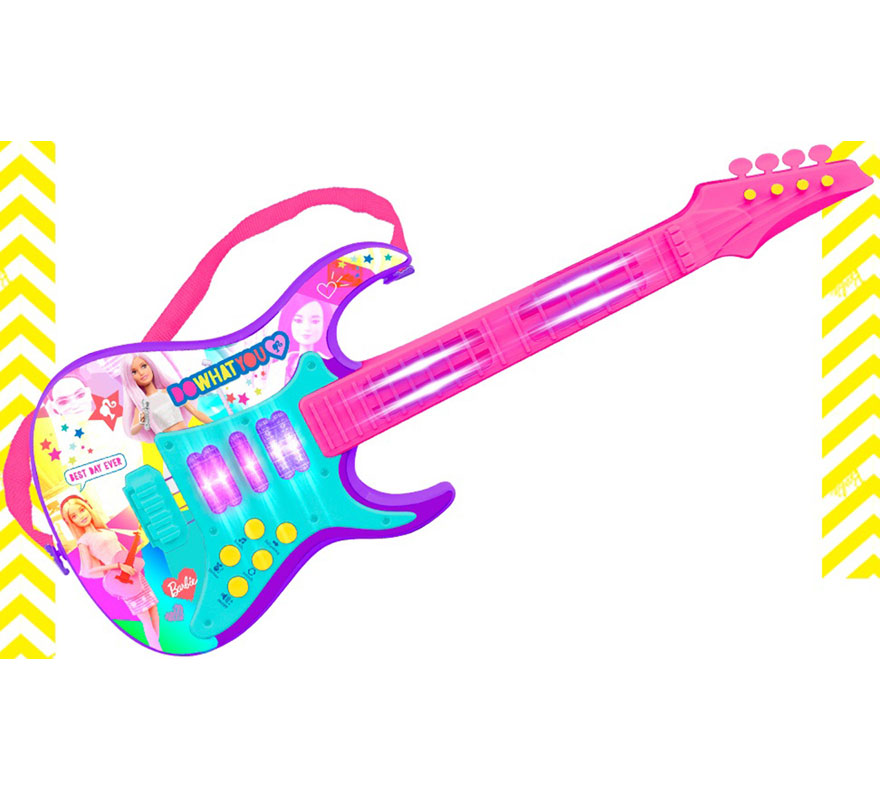 Guitarra Electrónica Barbie con Luz