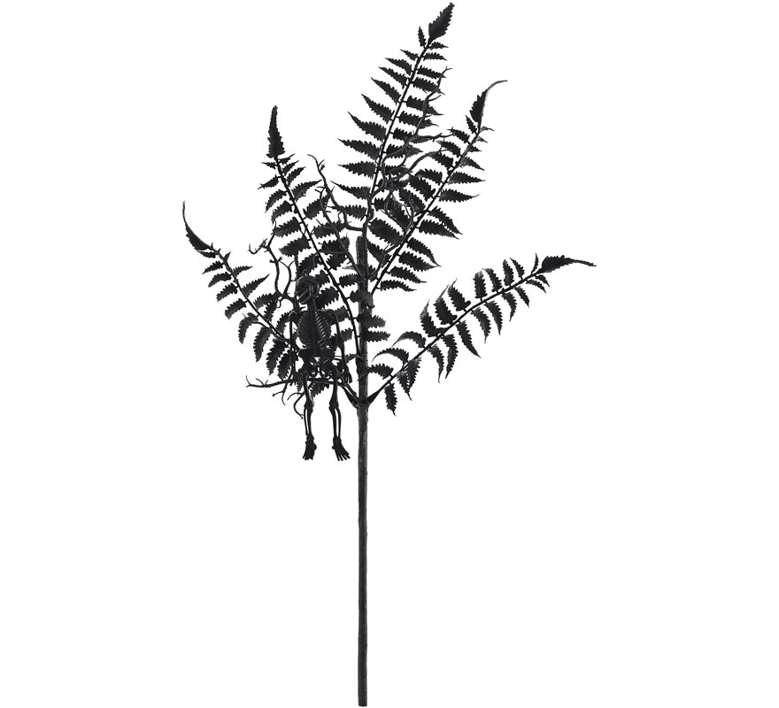 60cm Black Artificial Fern