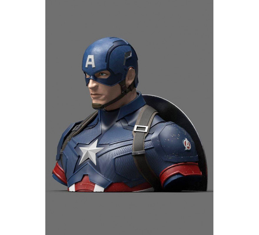 Cofrinho Capitão América Marvel 20 cm