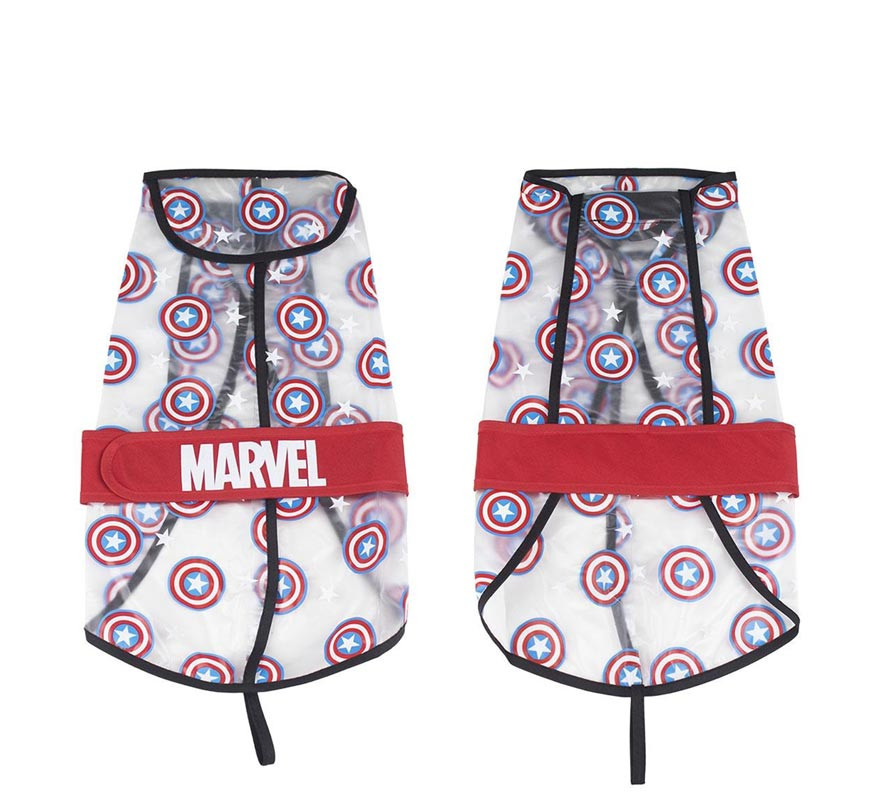 Captain America Adjustable Dog Raincoat