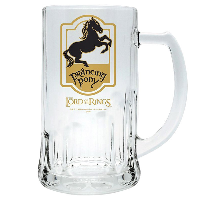 Jarro de vidro O Senhor dos Anéis Pônei Empinado