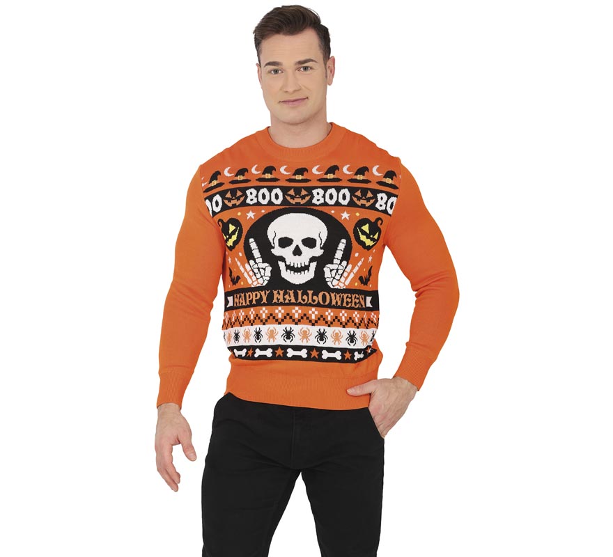 Halloween Boo Men's Sweater