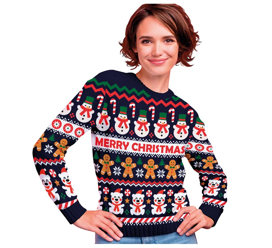 Women's Christmas Snowman Sweater