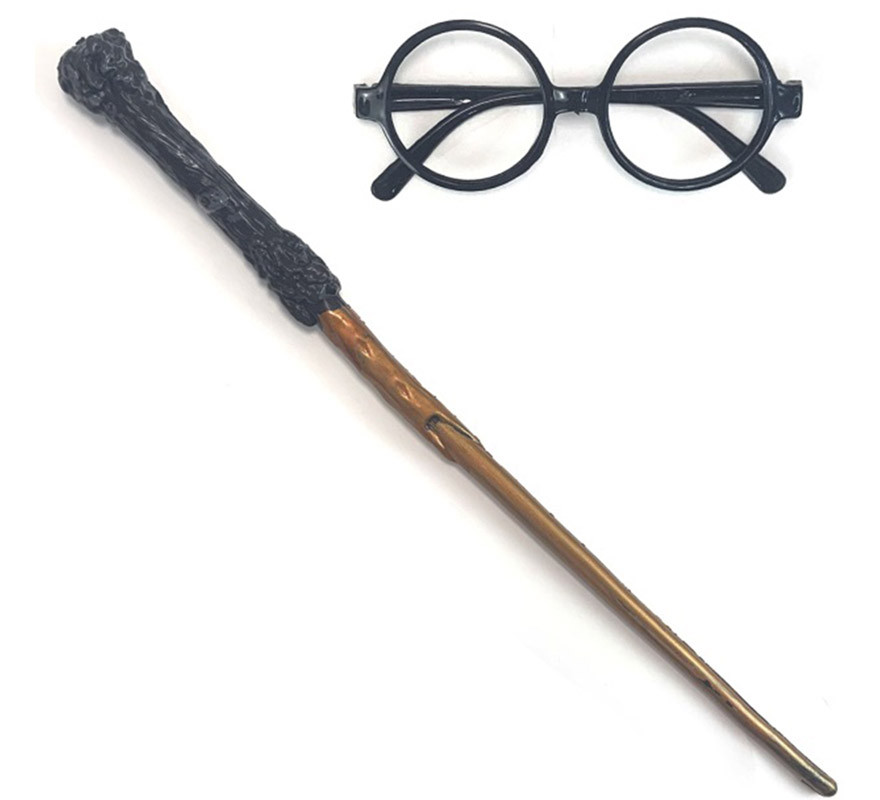 Magician's Apprentice Kit: Glasses and Wand