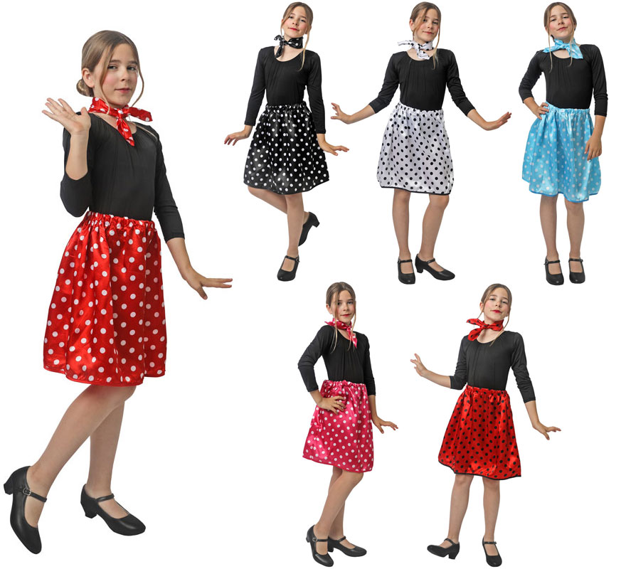 50s Kit for Girls: Scarf and Skirt