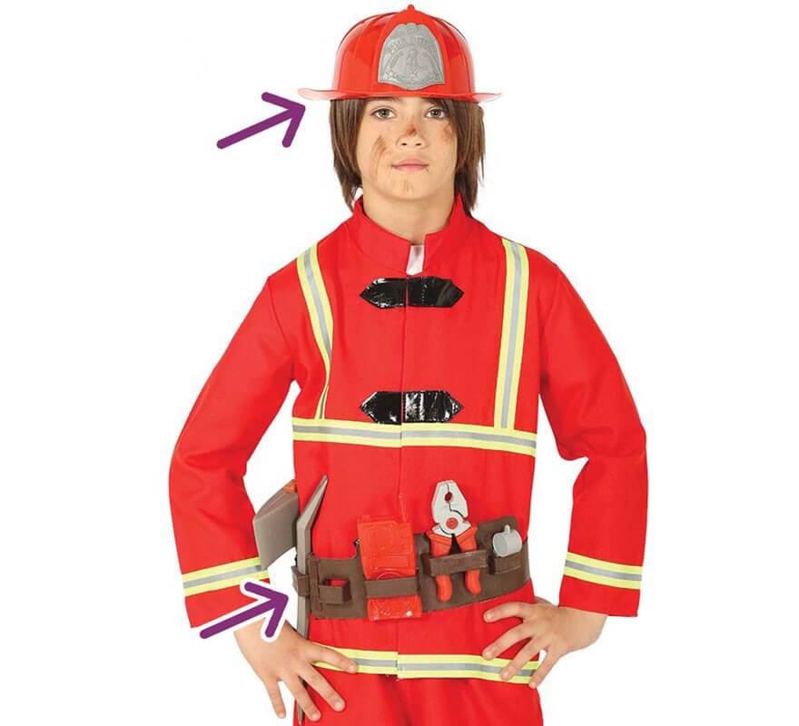 Disfraz de bombero para niños/ como armar casco de bombero para niños/día  del bombero 