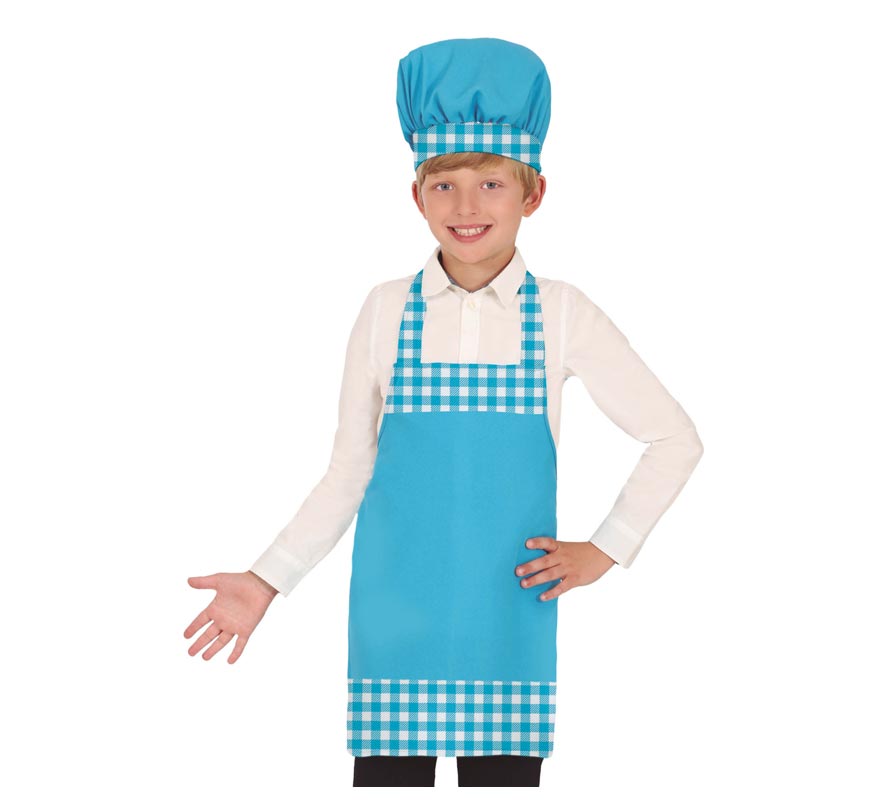 Children's Chef Kit: Hat and Apron in various colors