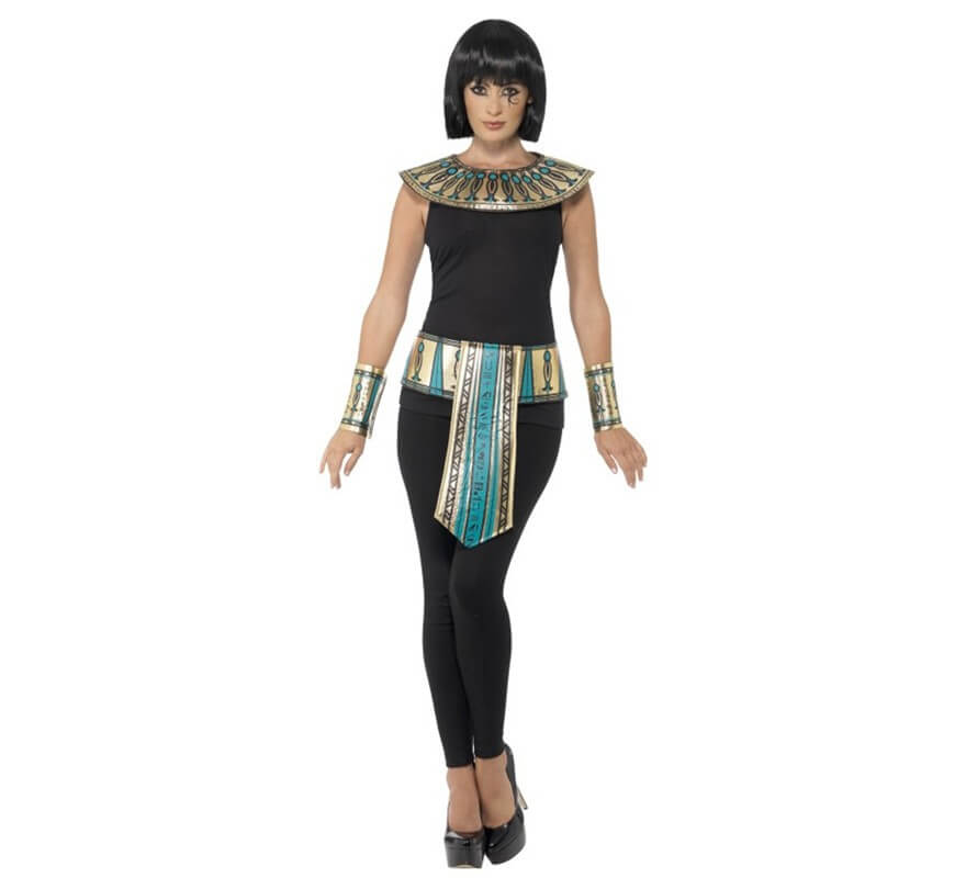 Kit de Egipcio adulto: Cuello, brazaletes y cinturón