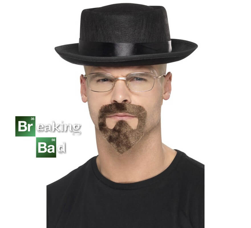 Kit de Heisenberg Breaking Bad: Gafas, gorro y perilla