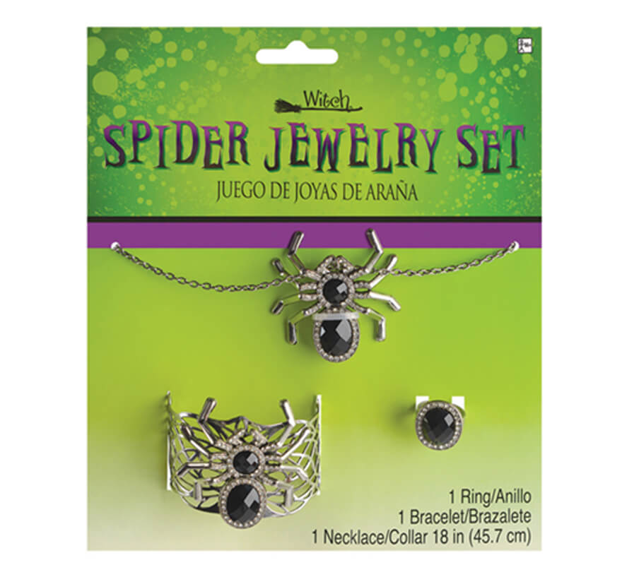 Kit de joyería con adornos de araña