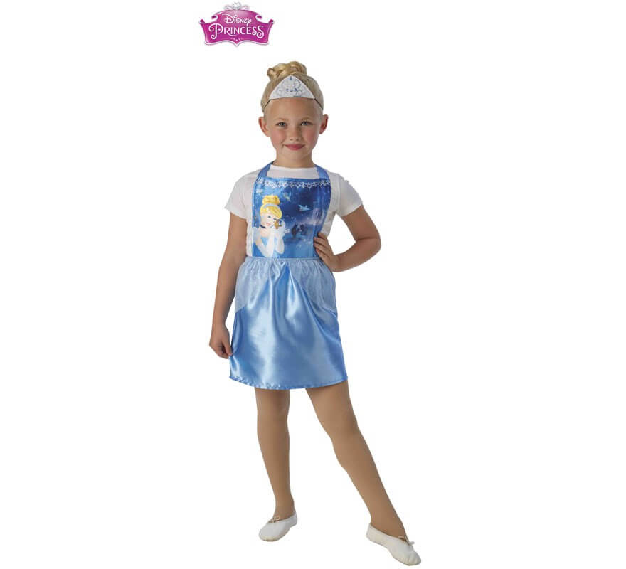 Niña Niños Princesa Cenicienta Disfraz Vestido Niños Azul Gratis Tiara