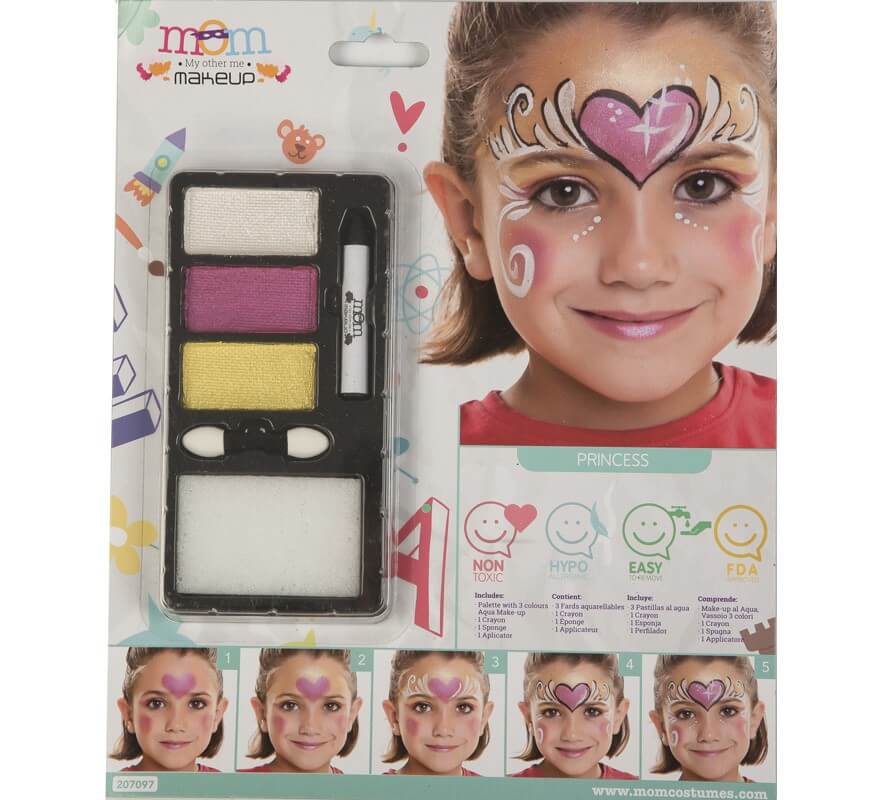 Kit de Maquillaje Brillante de Princesa