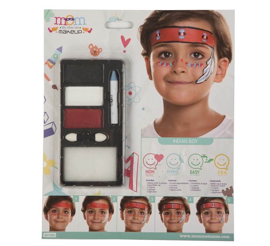 Kit de Maquillaje de Indio infantil