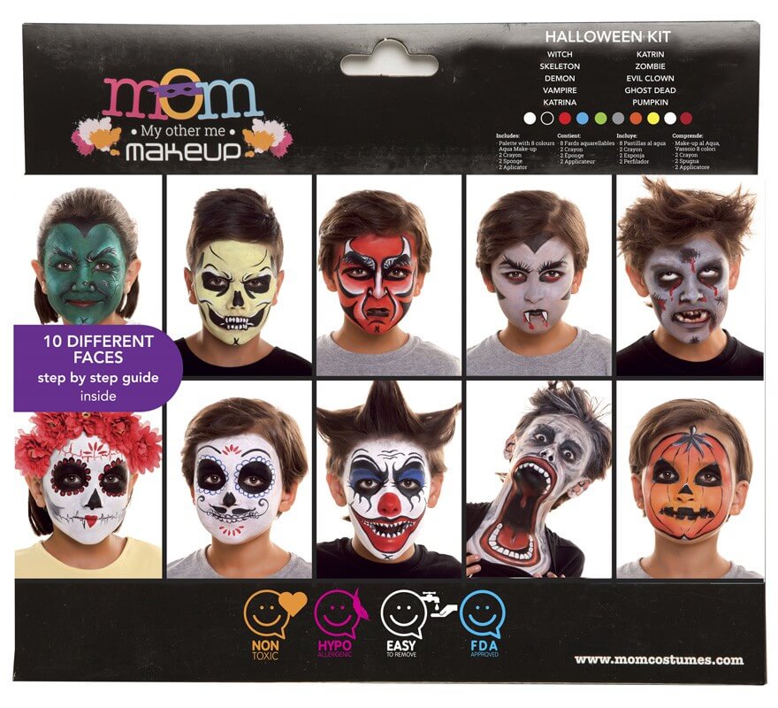  Kit de Maquillaje Deluxe Halloween infantil