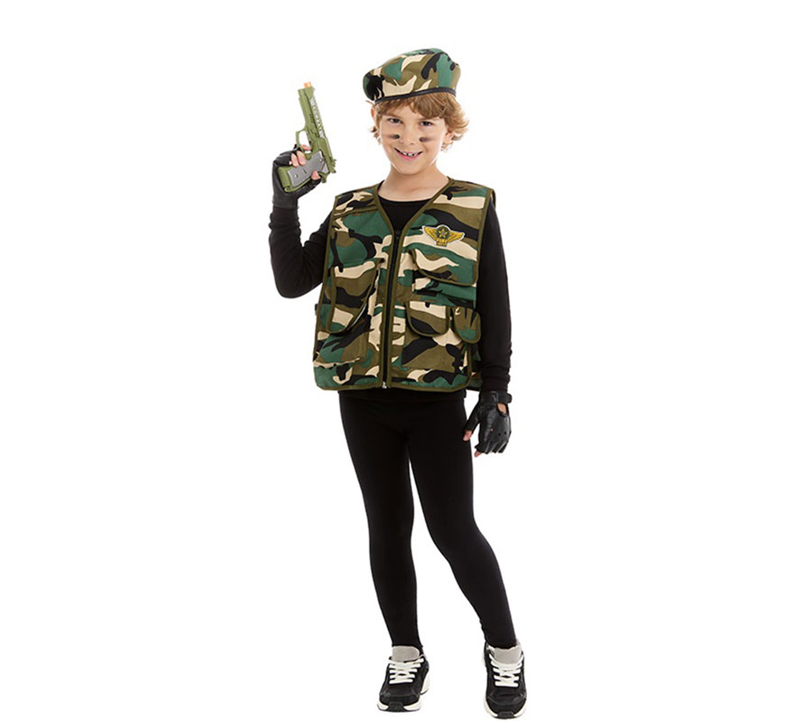 Kit militar para menino