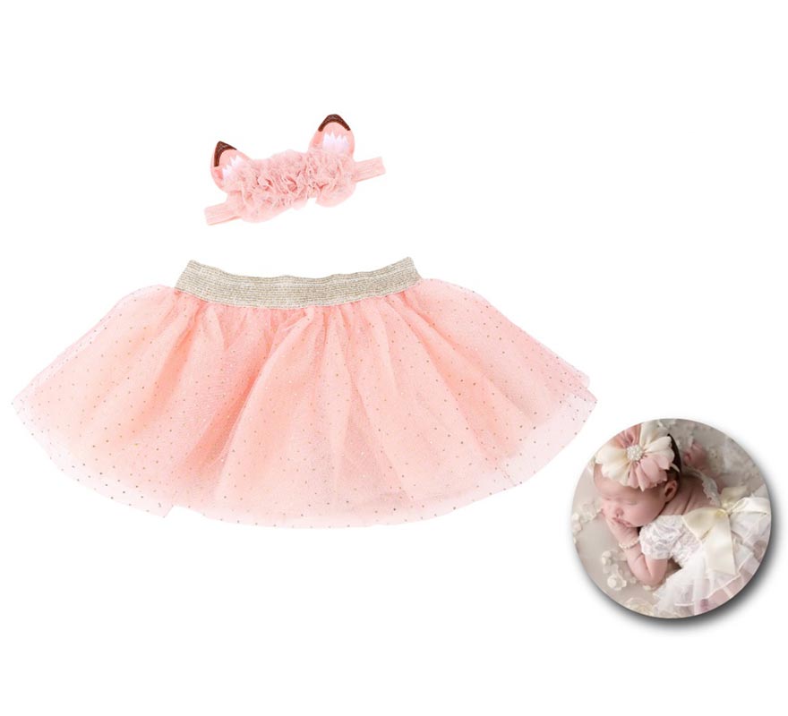 Newborn Kit for Kids: Tutu and Pink Ears Headband