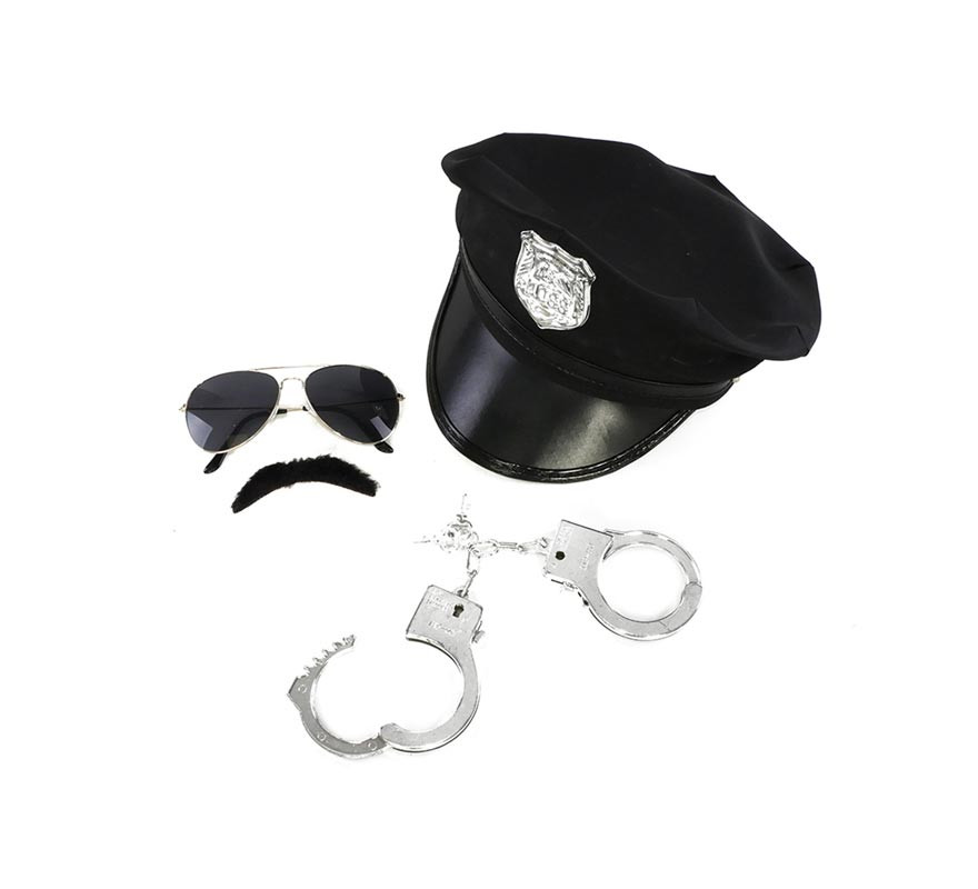 Kit Policia con gorra