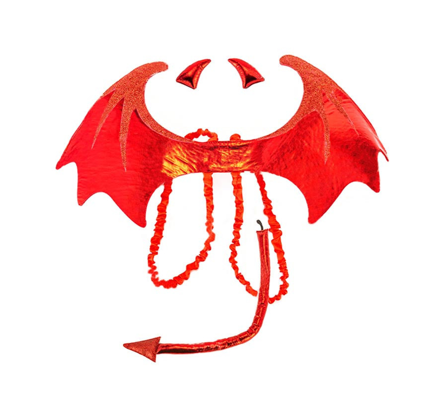 Kit del diavolo: ali, corna e coda