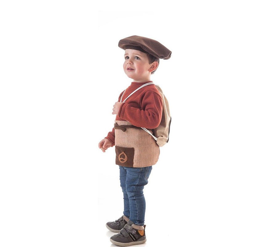 Kit o Costume da Chef Castañero per bambino: Grembiule e Basco