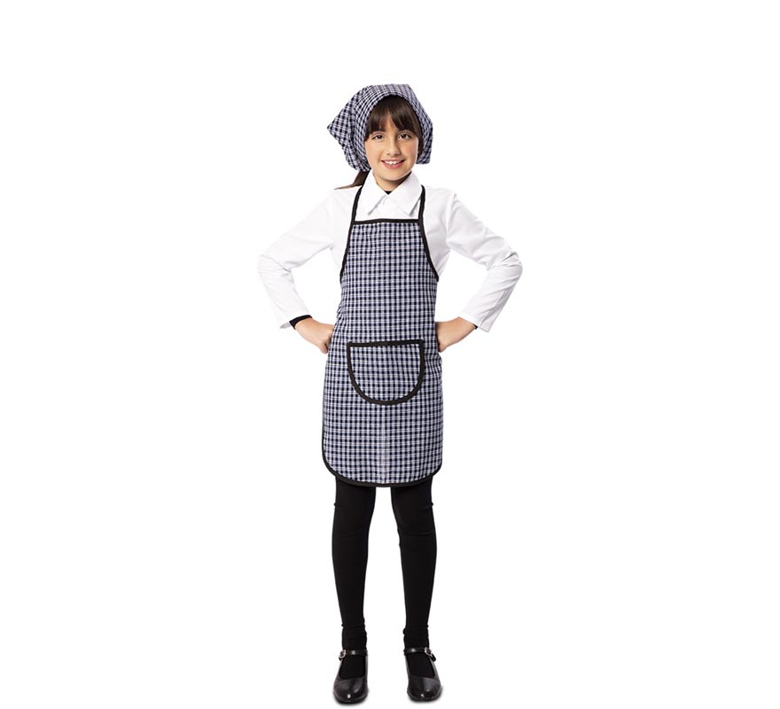 Chestnut Seller Costume Kit for Kids: Scarf and Apron
