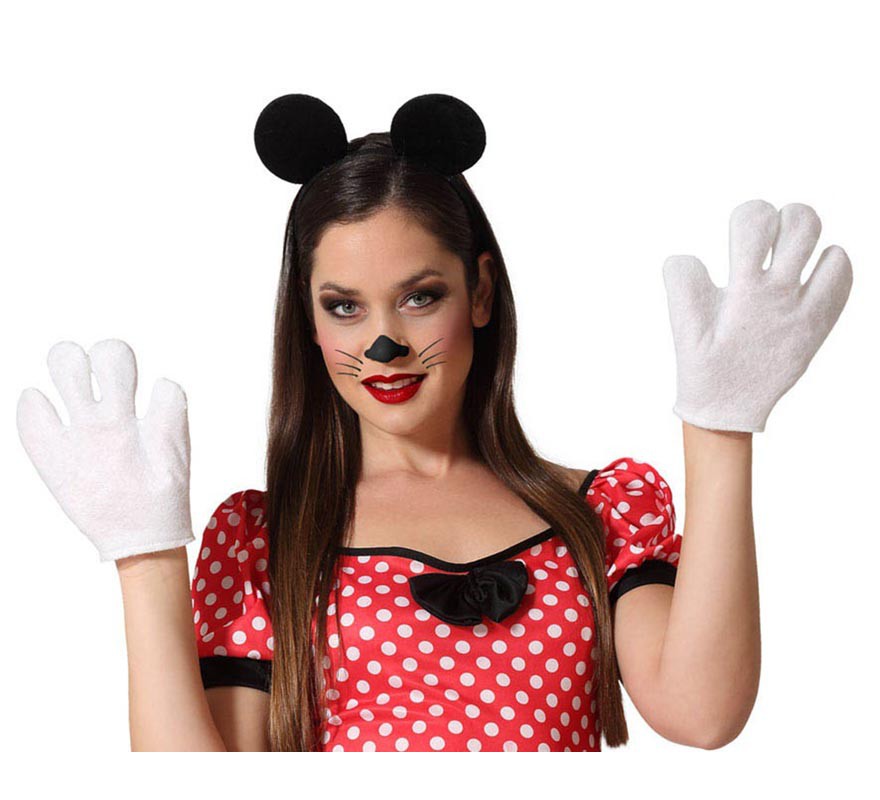 Cartoon Mouse Kit: Gloves and Headband with Ears