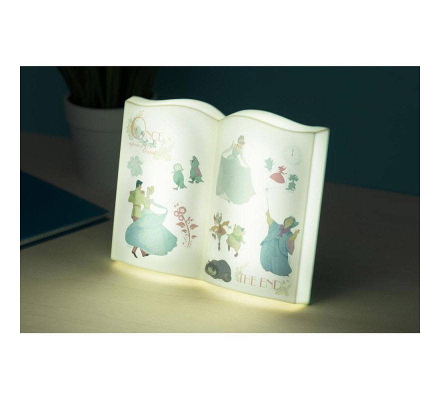 3D Lamp Cinderella Disney Book