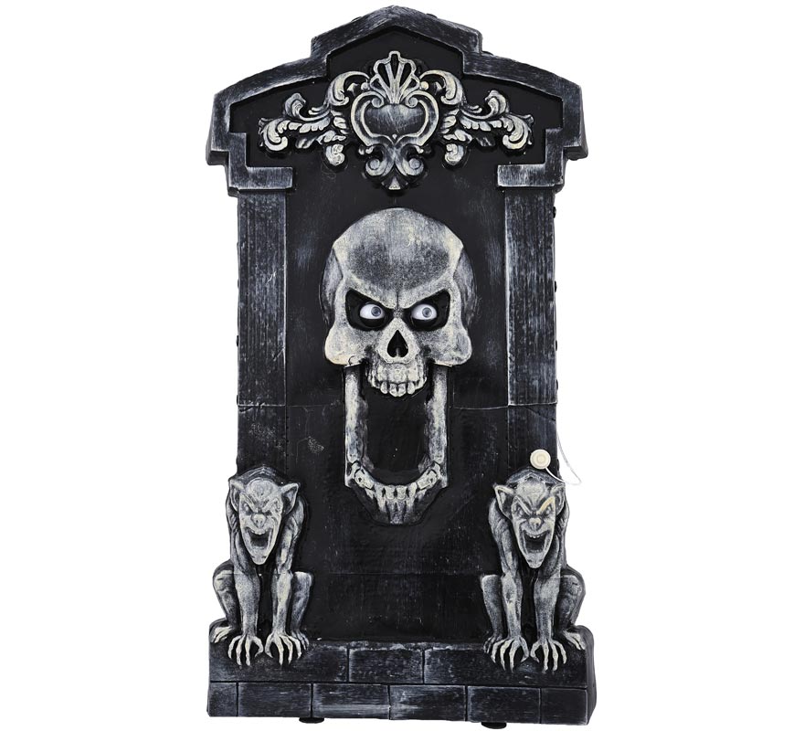 Gargoyle Cemetery Tombstone with Light and Sound 91.5x50 cm