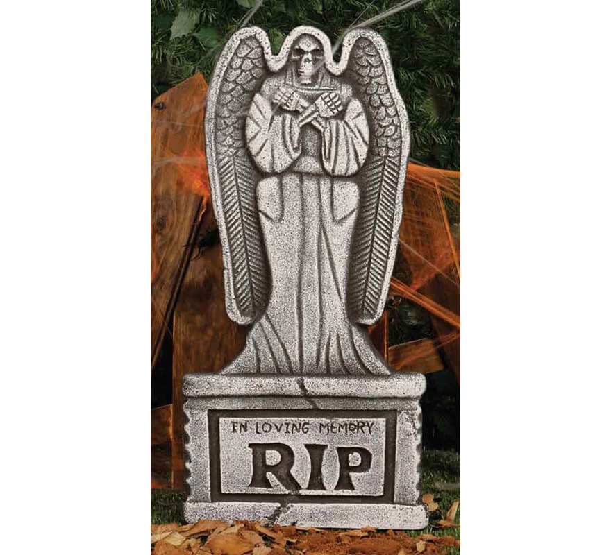 Lápida de ángel de la muerte de 60x30 cm