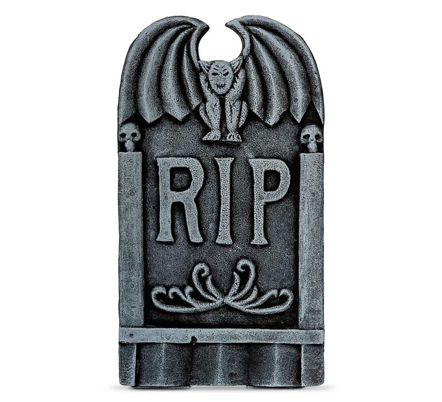 Gray Gargoyle Tombstone 30x2.2x32.5 cm