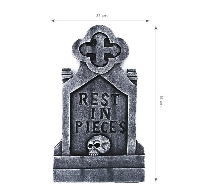 Rest in Pieces Tombstone 53 cm