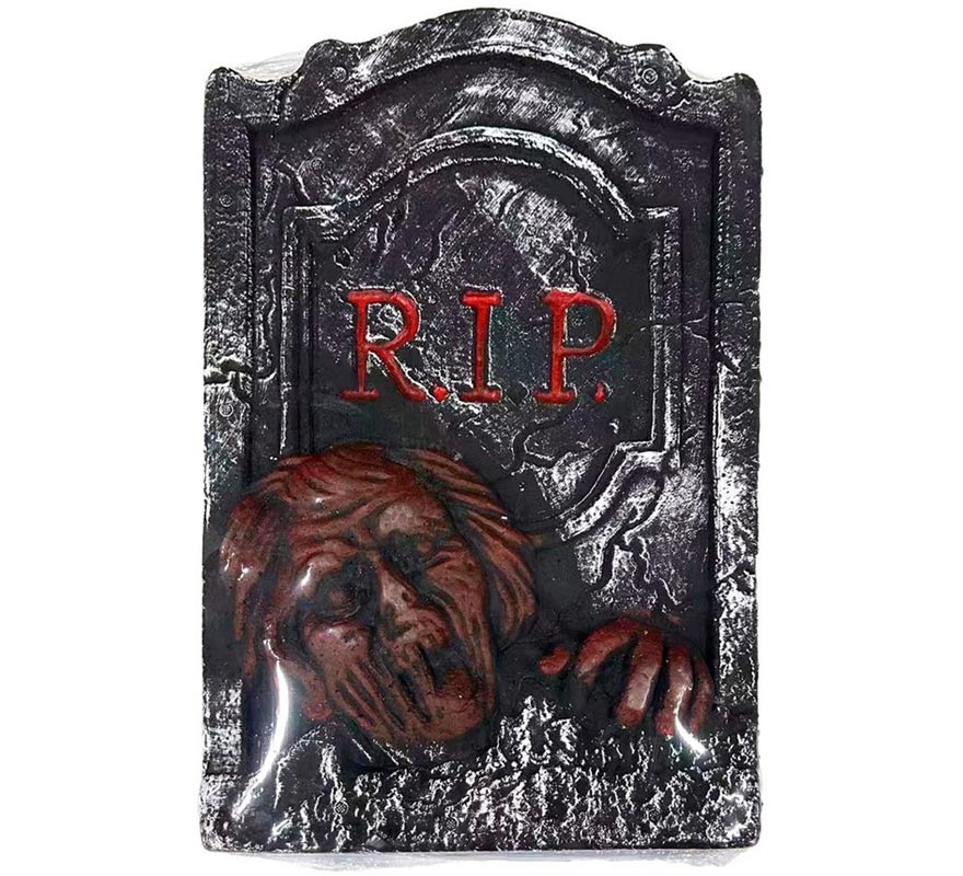 RIP Foam Zombie Tombstone 34x3.50x55 cm
