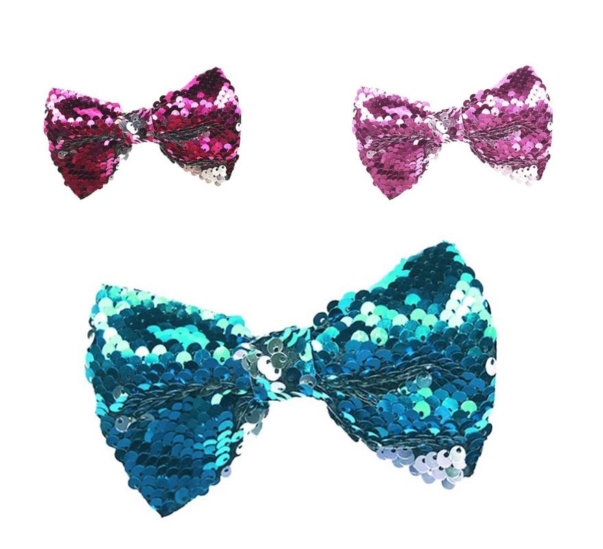 Laço Bling Bling Prateado 12 cm em várias cores