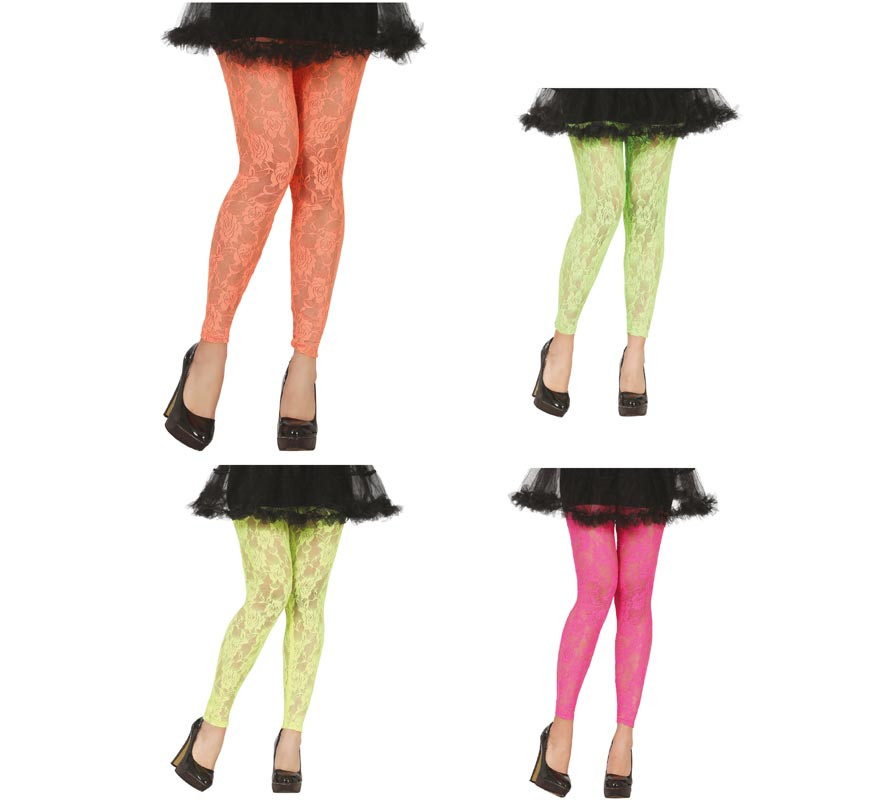 Leggins de Encaje en talla M-L en varios colores