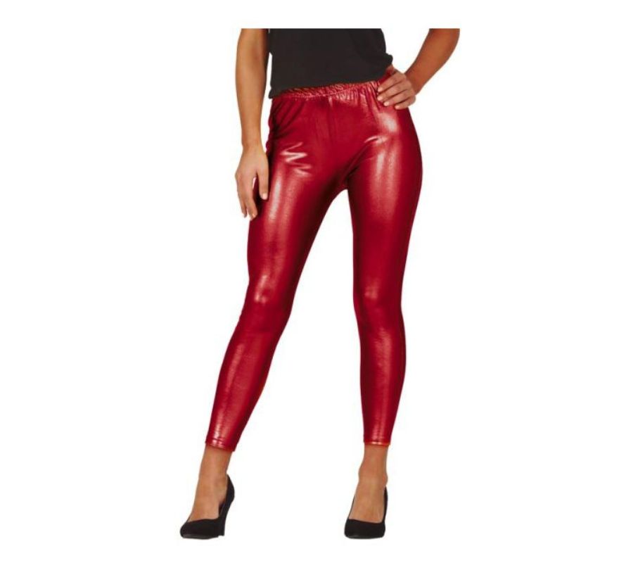 Metallic leggings in various colors
