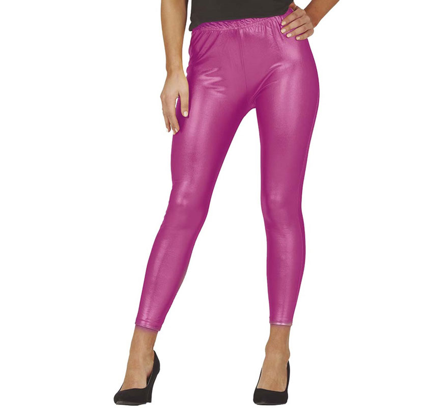 Metallic leggings in various colors